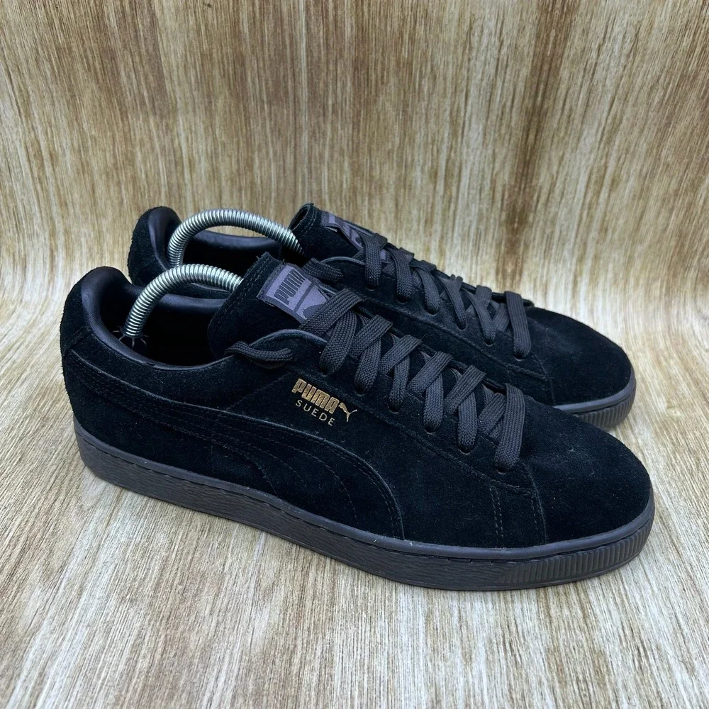 Puma Suede Classic Sneakers Men's Size 10 Mono Iced Black Shoes 360231-04